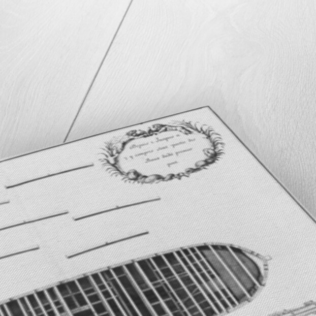 lan of the first deck of a vessel by French School