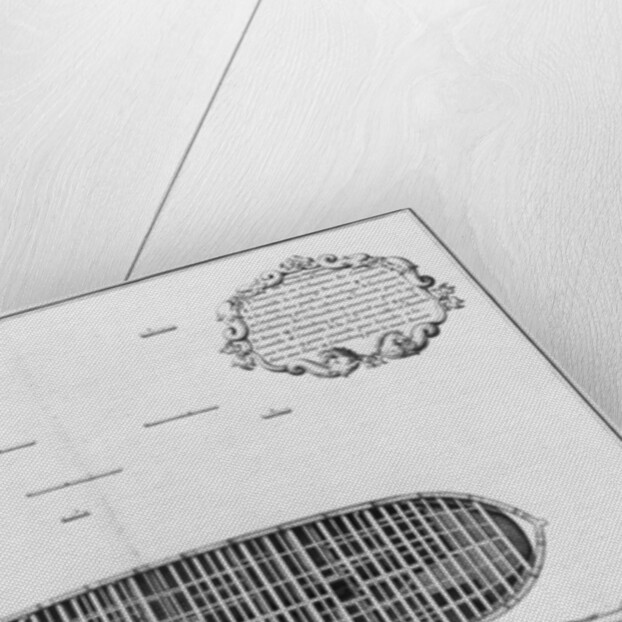 lan of the first deck of a vessel by French School