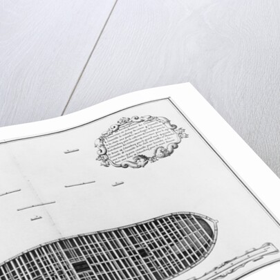 lan of the first deck of a vessel by French School