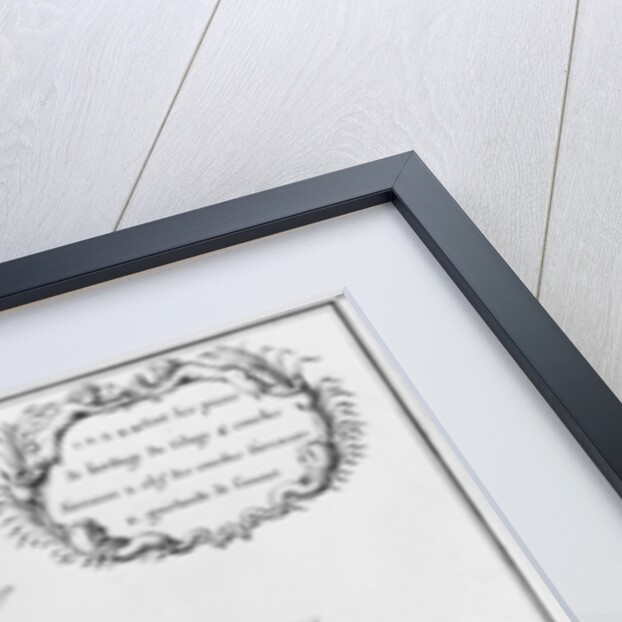 lan of the first deck of a vessel by French School