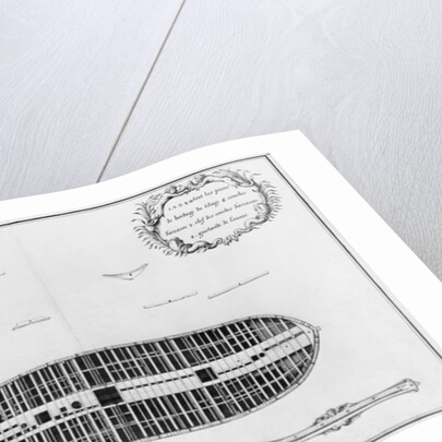 lan of the first deck of a vessel by French School