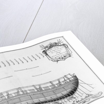 rofile of a vessel by French School