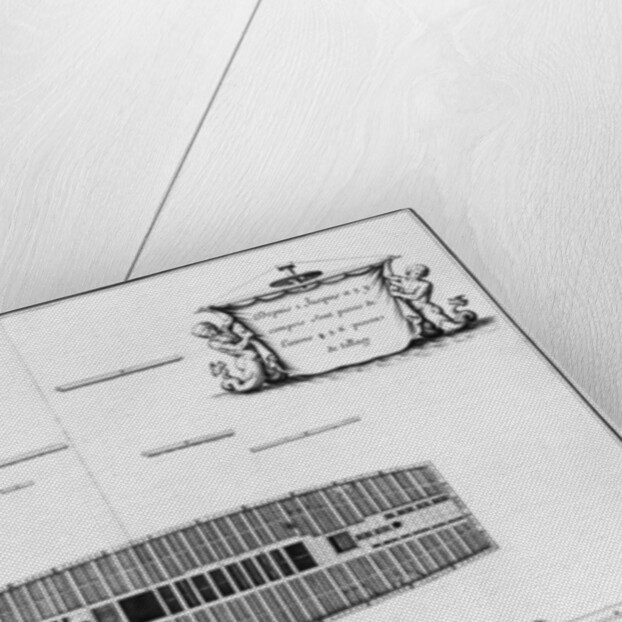 lan of the third deck of a vessel by French School