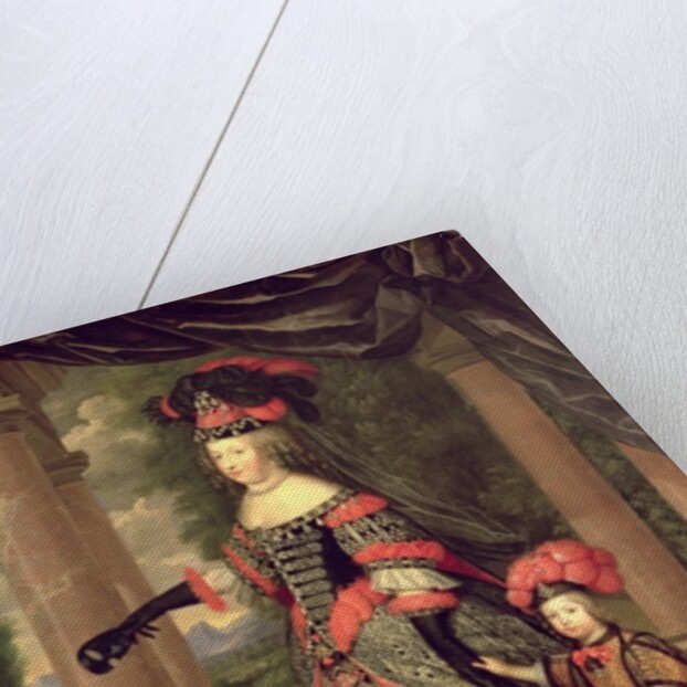 Maria Theresa, wife of Louis XIV, with her son the Dauphin Louis of France, after 1661 by Pierre Mignard