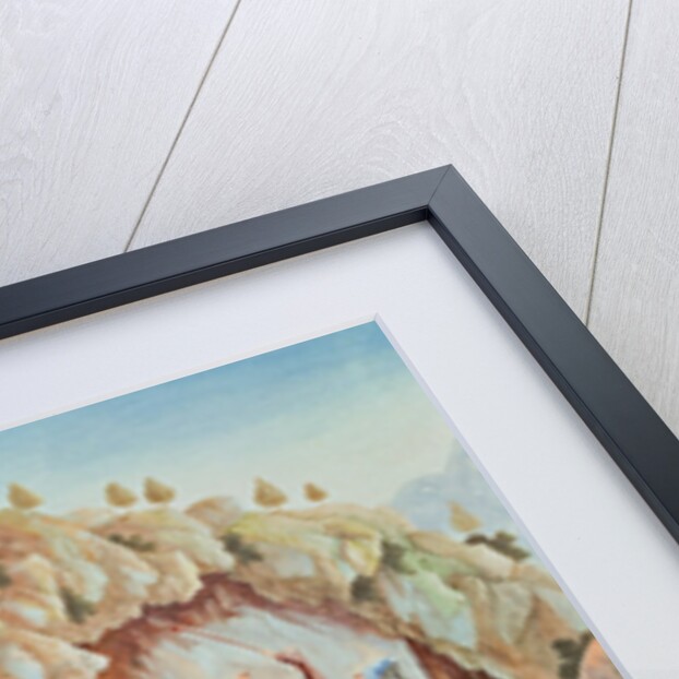 Peasants quarrying and collecting kaolin for a porcelain factory by School Chinese