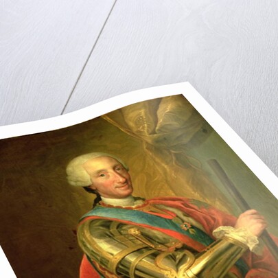 Charles III in Armour, after 1759 by Anton Raphael Mengs