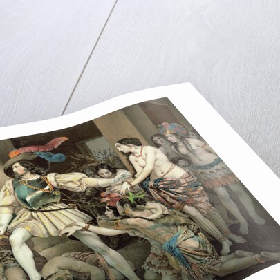 Conquest of Mexico: Hernando Cortes Opposed to Human Sacrifice by Nicholas Eustache Maurin