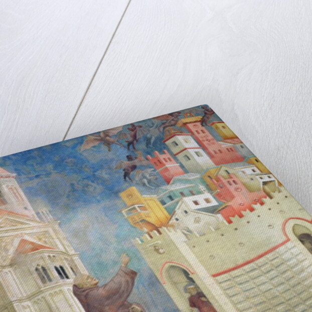 The Expulsion of the Devils from Arezzo, 1297-99 by Giotto