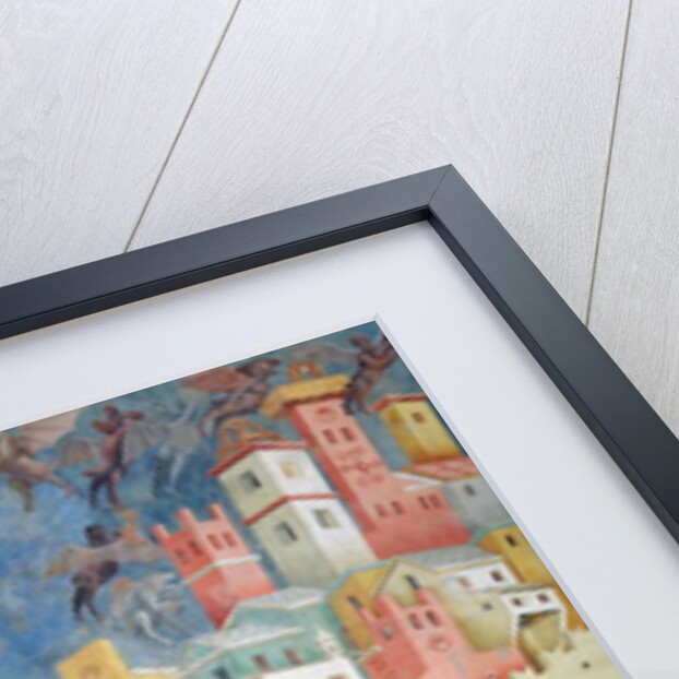 The Expulsion of the Devils from Arezzo, 1297-99 by Giotto