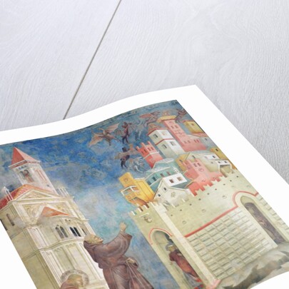 The Expulsion of the Devils from Arezzo, 1297-99 by Giotto