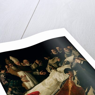 The Exhibition of the Body of St. Bonaventure after 1627 by Francisco de Zurbaran