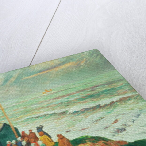 Waiting for the Return of the Fishermen in Brittany, 1894 by Henry Moret