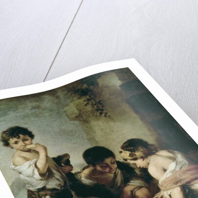 Boys Playing Dice, c.1670-75 by Bartolome Esteban Murillo