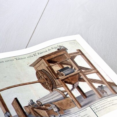 Tobacco Sieving Machine from the Royal Tobacco Factory in Mexico, 1785-87 by Spanish School