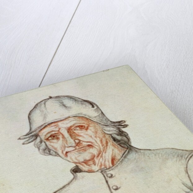 Ms 266 fol.275 Portrait of Hieronymus Bosch from the 'Recueil d'Arras' by Flemish School