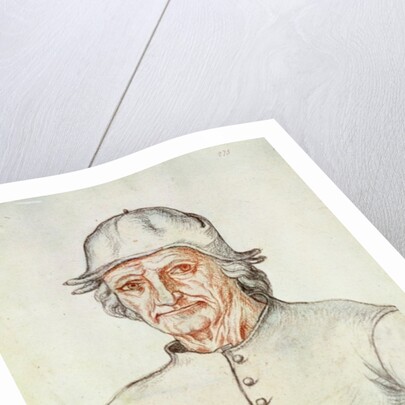 Ms 266 fol.275 Portrait of Hieronymus Bosch from the 'Recueil d'Arras' by Flemish School