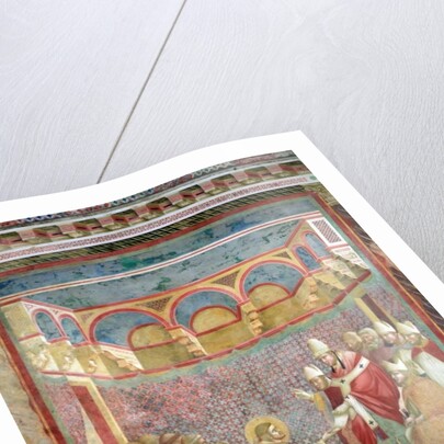 St. Francis Receives Approval of his `Regula Prima' from Pope Innocent III in 1210, 1297-99 by Giotto