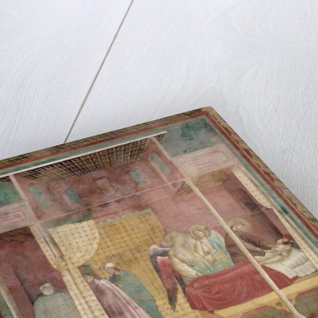 St. Francis Cures the Injured Man from Lerida, 1297-99 by Giotto (c.1266-1337)