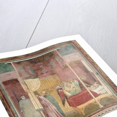 St. Francis Cures the Injured Man from Lerida, 1297-99 by Giotto (c.1266-1337)