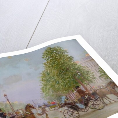 The Promenade on the Champs-Elysees by Jean Beraud