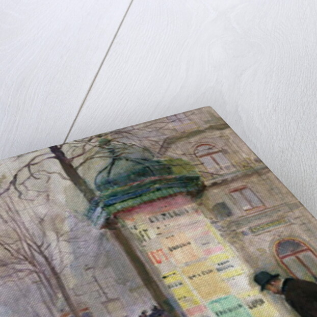 The Colonne Morris, c.1885 by Jean Beraud