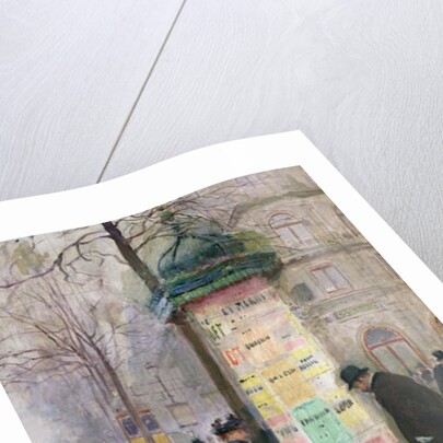 The Colonne Morris, c.1885 by Jean Beraud