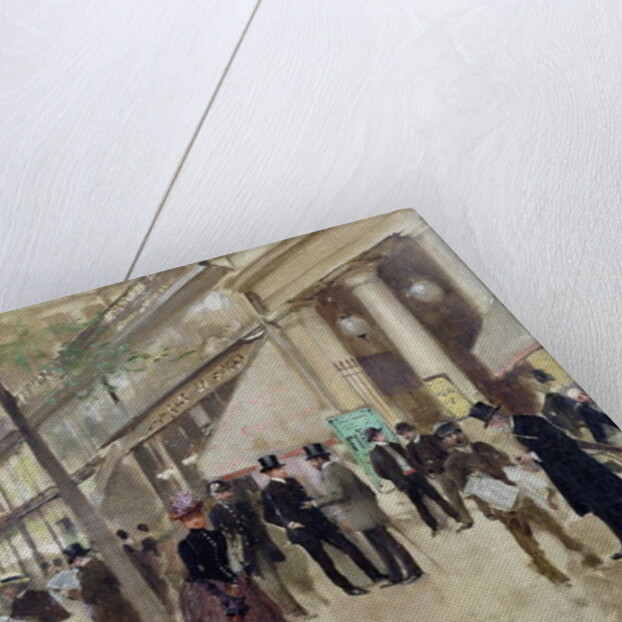 The Boulevard Montmartre and the Theatre des Varietes, c.1886 by Jean Beraud