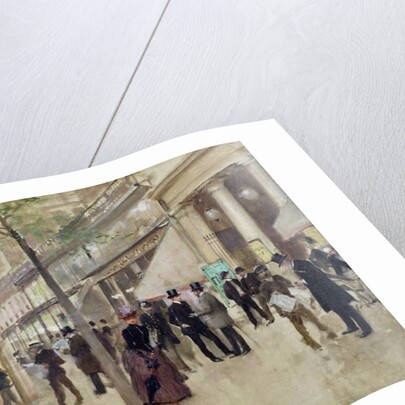 The Boulevard Montmartre and the Theatre des Varietes, c.1886 by Jean Beraud