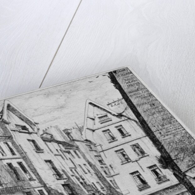 The Rue Pirouette, 1860 by Charles Meryon