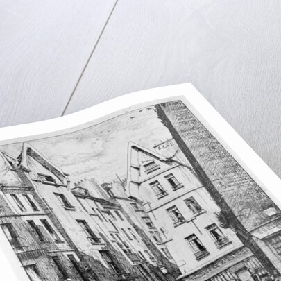 The Rue Pirouette, 1860 by Charles Meryon