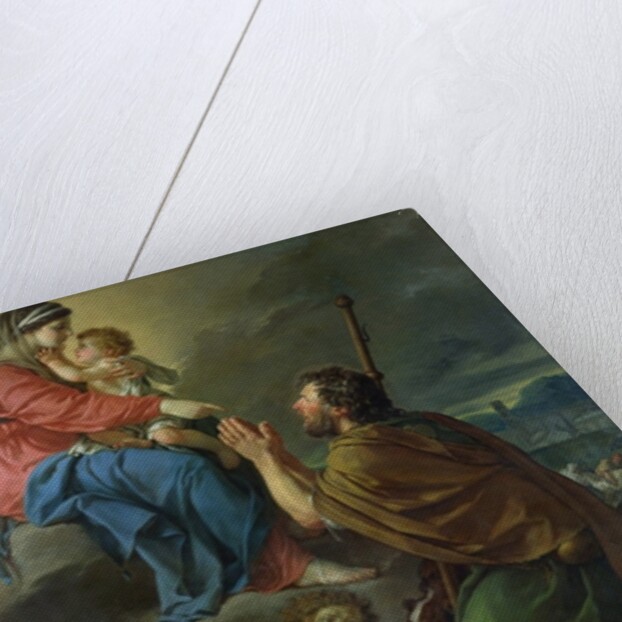 St. Roch Praying to the Virgin for an End to the Plague, 1780 by Jacques Louis David