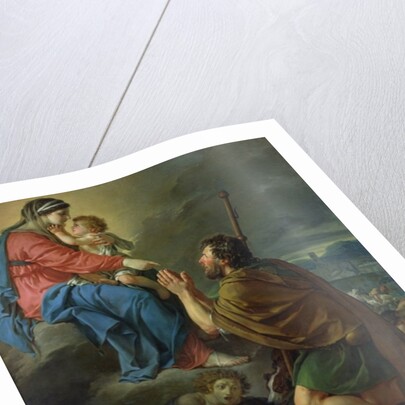 St. Roch Praying to the Virgin for an End to the Plague, 1780 by Jacques Louis David