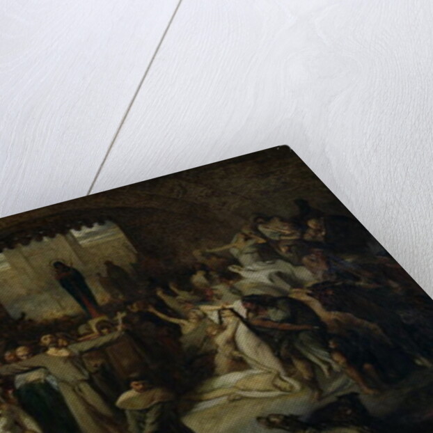 The Plague of Tournai in 1095, 1883 by Louis Gallait