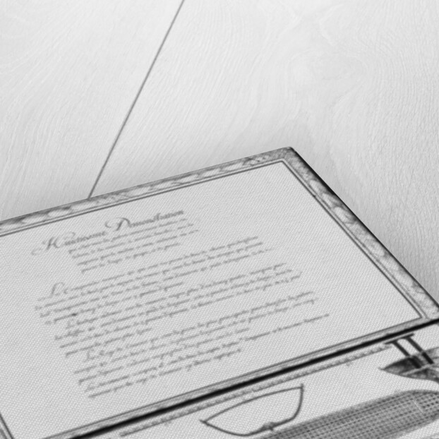 A galley entirely lined outside, eighth demonstration by French School