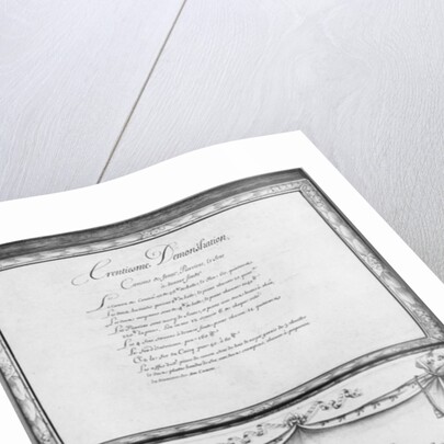 annons and anchors of a galley, thirtieth demonstratio by French School