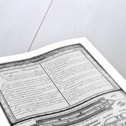 onstruction of a galley, fourteenth demonstratio by French School