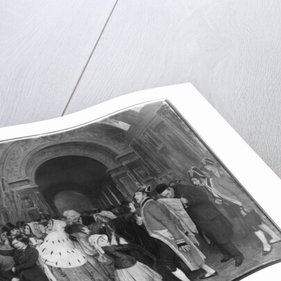 Four o'clock, known also as Closing of the annual Salon of Painting by Francois Auguste Biard