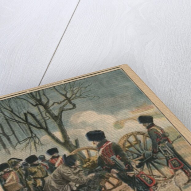 A century ago, Napoleon at Montereau on the 18th February 1814 by French School