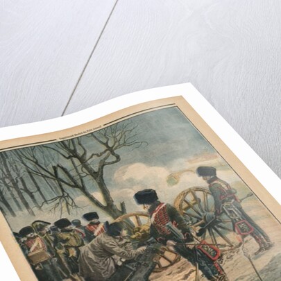 A century ago, Napoleon at Montereau on the 18th February 1814 by French School