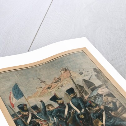 A hundred years ago, the students of the Ecole Polytechnique at the Barriere du Trone by French School