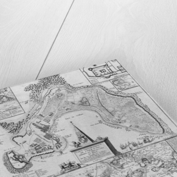 Plan of the Ile d'Aix, 1757 by French School