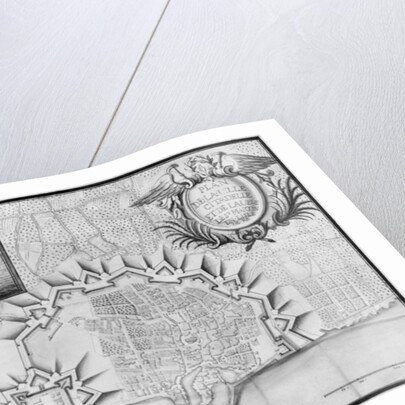 Plan of the town and the citadel of Saint-Martin-de-Re, Ile de Re by French School