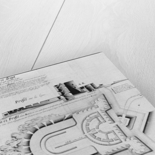 Project of a Fort on the Ile Cigogne, Archipel des Glenan, 1745 by French School