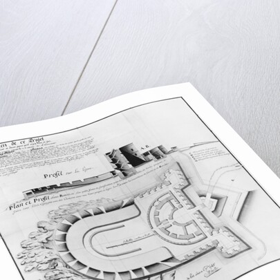 Project of a Fort on the Ile Cigogne, Archipel des Glenan, 1745 by French School