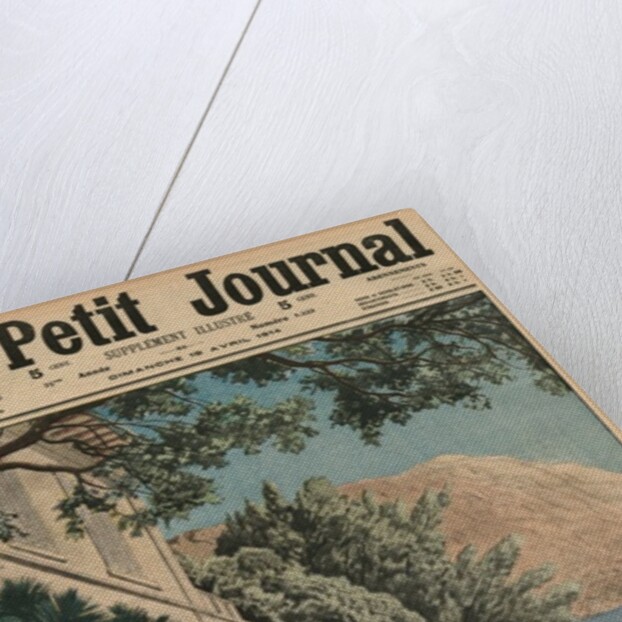 Presidential Holiday, Monsieur et Madame Poincare on the terrace of their villa at Eze-les-Pins by French School