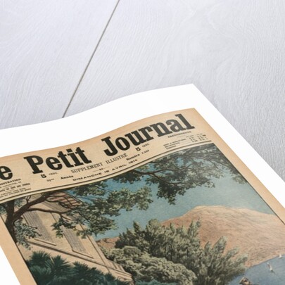 Presidential Holiday, Monsieur et Madame Poincare on the terrace of their villa at Eze-les-Pins by French School