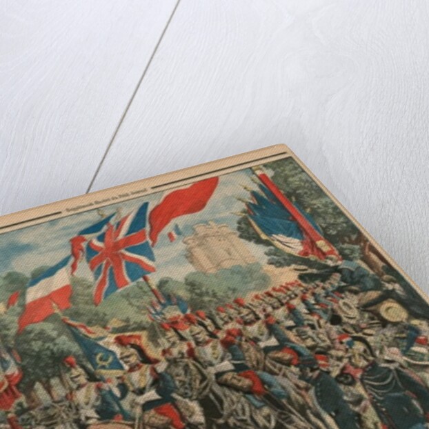 Saluting the colours by French School