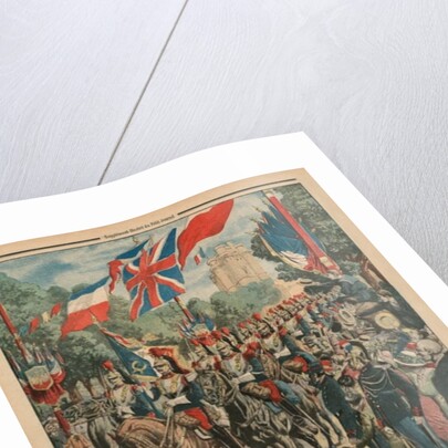 Saluting the colours by French School