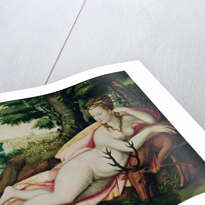 Diane de Poitiers as Diana the Huntress by Fontainebleau School