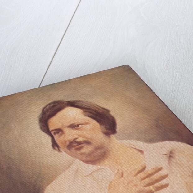 Portrait of Honore de Balzac after a daguerreotype by Nadar